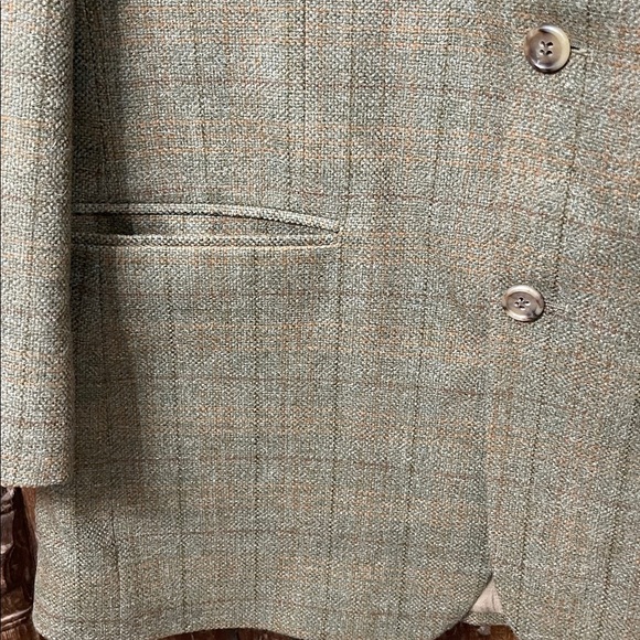 Brooks Brothers Harris Tweed Style Wool Blazer Men’s 39R USA Classic Brown Plaid - Picture 7 of 8